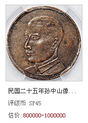 2014誠軒秋拍機(jī)制幣專場開門紅 PCGS評級機(jī)制幣耀眼全場 2014誠軒秋拍機(jī)制幣專場開門紅 PCGS評級機(jī)制幣耀眼全場