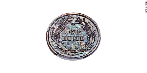 一枚PCGS評(píng)級(jí)1894年硬幣 拍出了200萬(wàn)美元天價(jià) 一枚PCGS評(píng)級(jí)1894年硬幣 拍出了200萬(wàn)美元天價(jià)